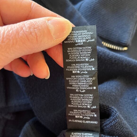 Sweaty Betty Women's Revive Lounge Half Zip Pullover Sweatshirt Size 4 Navy - Picture 6 of 8